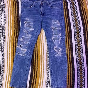 AE Super Stretch Ripped Jeans
